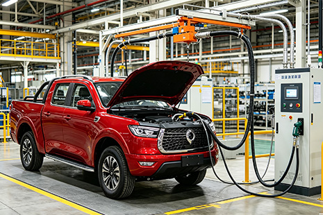 Fluid filling station